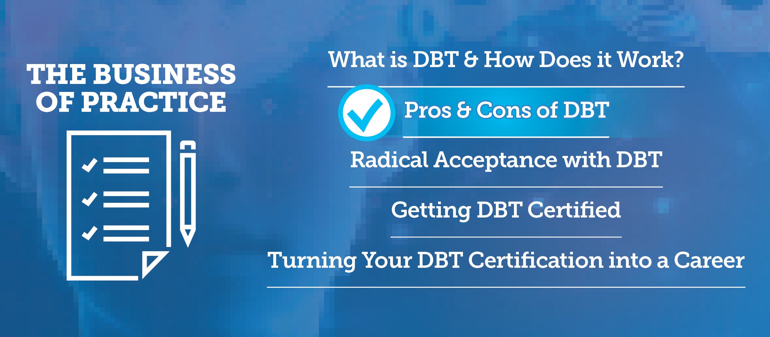 Pros and Cons of DBT