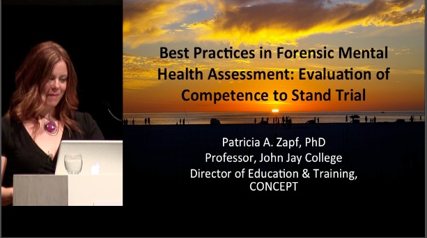 IAFMHS 2013 Keynote: Best Practices in Competency to Stand Trial (Video)