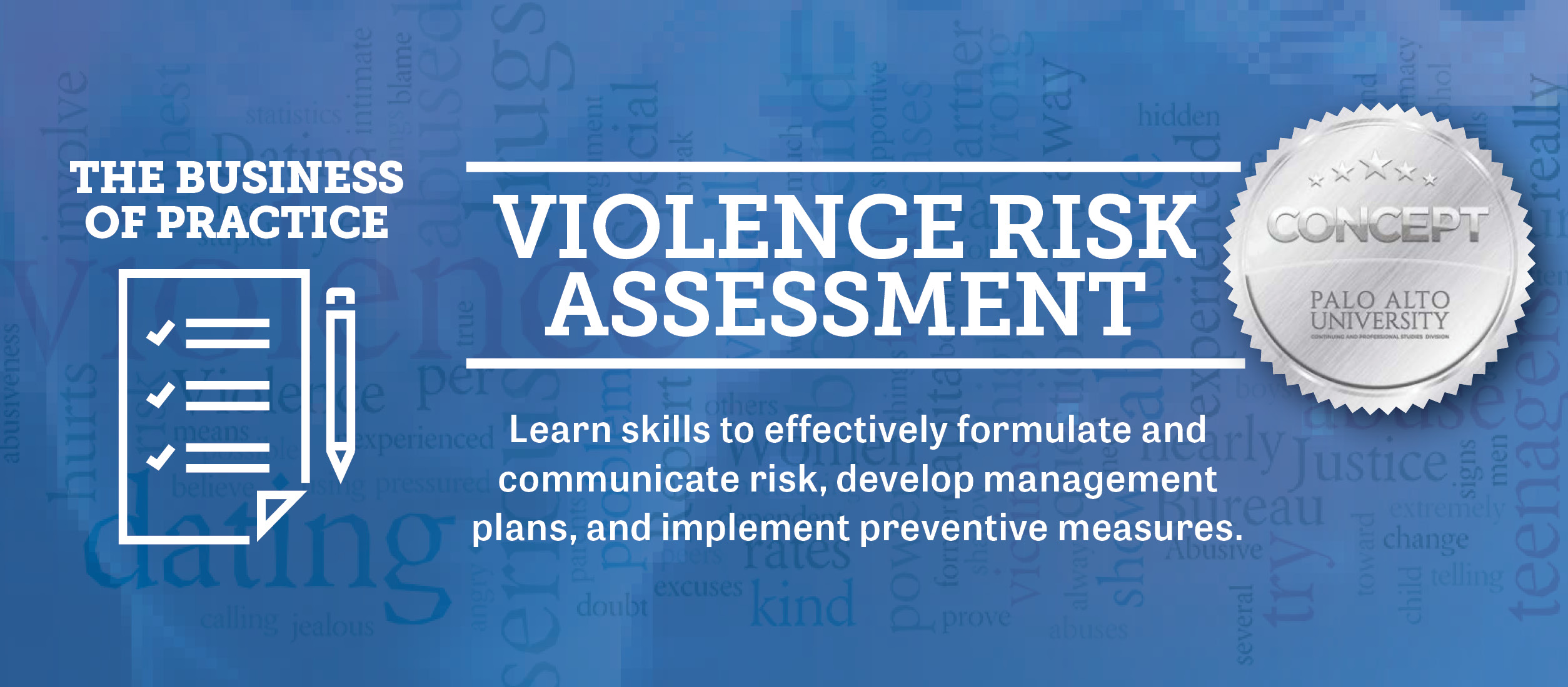Overview of the Violence Risk Assessment Certificate